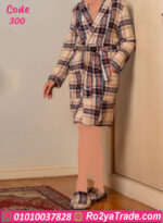 روب شتوي نسائي قصير قطيفة كاروه