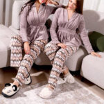 بيجامة شتوي فرو ناعم