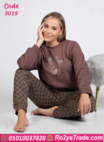 بيچامة حريمي شتوي ناعمة