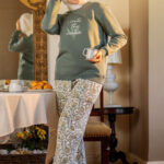 بيجامة شتوي قطن تقيل نسائي