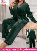 بيجامة قطيفة شتوي بيج سايز