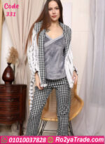 بيجامة شتوي فرو ناعمة