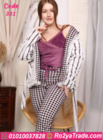 بيجامة شتوي فرو ناعمة