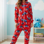 جمبسوت شتوي فرو أحمر ستيتش