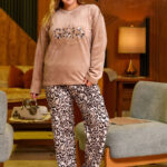 بيجامة شتوي بيج سايز حريمي