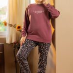 ترنج قطيفة شتوي نسائي