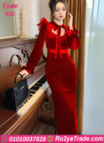 دريس قطيفة شتوي دانتيل