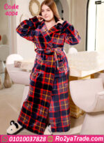 روب شتوي قطيفة طويل