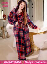 روب شتوي قطيفة طويل