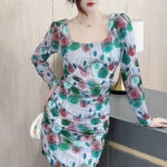 ميني دريس مشجر ناعم