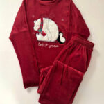 بيجامة قطيفة شتوي ليت ات سنو