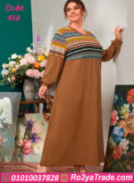 دريس شتوي تطريز بيج سايز