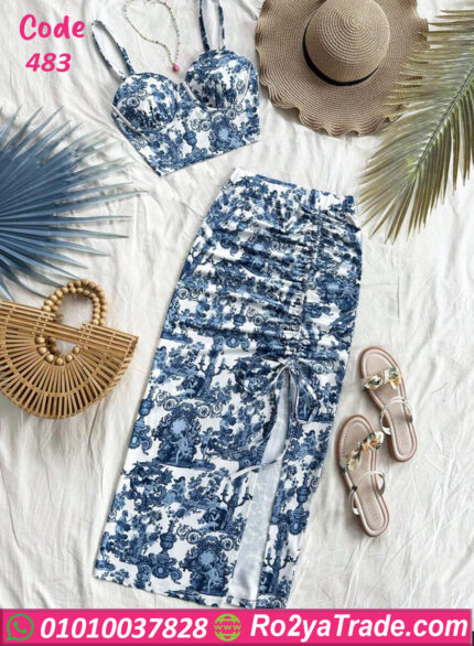 طقم لانجري ميني جيب مشجر