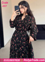 دريس شيفون طويل