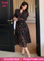 دريس شيفون طويل