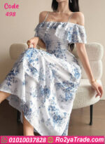 فستان صيفي شيفون طويل