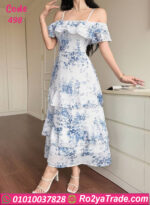 فستان صيفي شيفون طويل