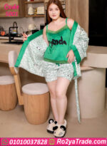 طقم باندا قطيفة شتوي