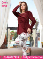 بيجامة شتوي مخمل حريمي