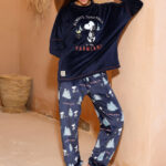 بيجامة شتوي سـنوبـي قطيفة