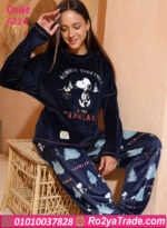 بيجامة شتوي سـنوبـي قطيفة