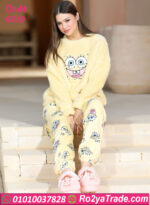 بيجامة شتوي سبونج بوب قطيفة