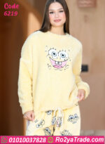 بيجامة شتوي سبونج بوب قطيفة