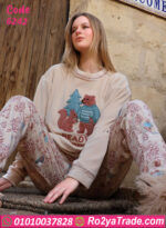 بيجامة شتوي بيچ ناعمة