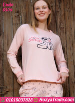 بيجامة شتوي حريمي ستايل Stitch