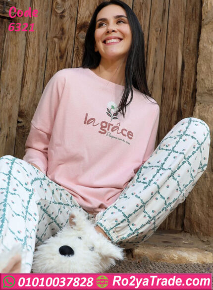 بيجامة شتوي حريمي لاجراس