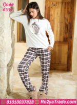 بيجامة فرو شتوي نسائية