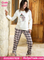 بيجامة فرو شتوي نسائية