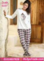 بيجامة فرو شتوي نسائية