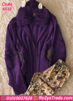 بيجامة شتوي قطيفة وان سايز