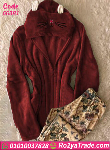 ترنج شتوي نسائي قطيفة