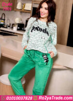 بيجامة شتوي باندا قطيفة