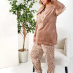 بيجامة شتوي ليوبارد بيج سايز