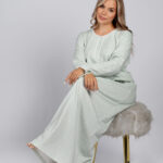 عباية بيت شتوي طويلة ناعمة