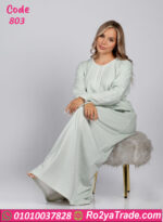 عباية بيت شتوي طويلة ناعمة