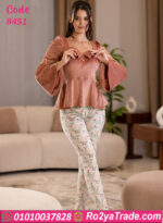 بيجامة قطيفة نسائي شتوي