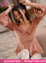 بيجامة قطيفة نسائي شتوي