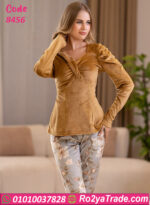 بيجامة قطيفة شتوي حريمي