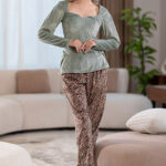 بيجامة فرو شتوي لافورا مينت جرين