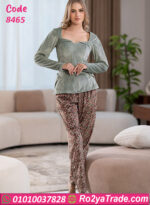 بيجامة فرو شتوي لافورا مينت جرين