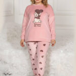 بيجامة قطيفة شتوي نسائي