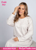 عباية بيت شتوي قطن بيج سايز