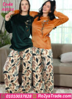 بيجامة قطيفة شتوي حريمي