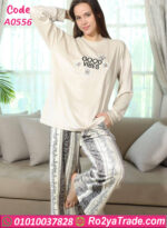 بيجامة قطيفة شتوي ناعمة