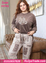 بيجامة حريمي بيج سايز شتوي