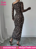 فستان ليوبارد شيك